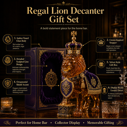 Royal Lion Limited Edition Decorative Bottle