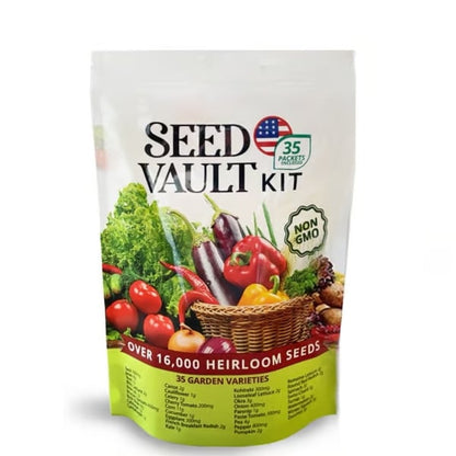 🌱 Secure Your Future Today✨Vegetable Seed Vault Kit | 35 Variety Pack