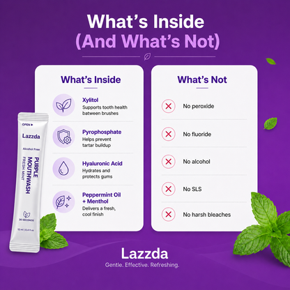 Lazzda Purple Mouthwash