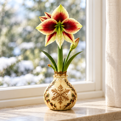 🔥 No Soil! No Water! Just Blooms! 🎄🌺 Watch These Holiday Waxed Amaryllis Bulbs Come to Life!