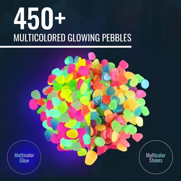 💥Glow In The Dark Rocks - Illuminate Your Outdoors with Enchanting Glow!