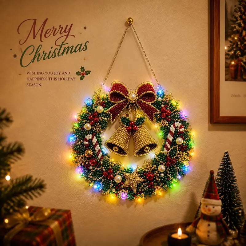 Christmas Diamond Painting Ornament Kit – 18 Designs