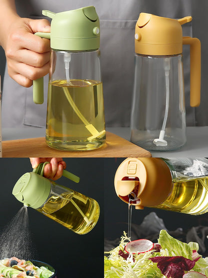 HOT SALE！2 in 1 Glass Oil Sprayer & Dispenser(Buy 2 Get 10% OFF)