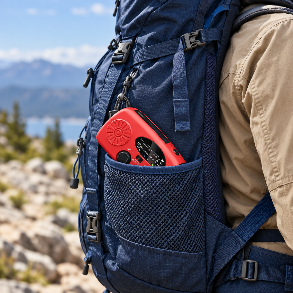 Stay Powered Off-Grid Instantly! Solar Hand Crank Emergency Radio