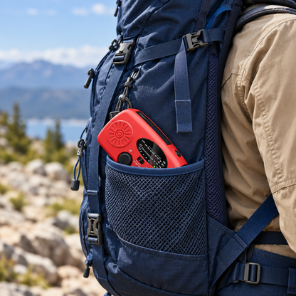 Stay Powered Off-Grid Instantly! Solar Hand Crank Emergency Radio