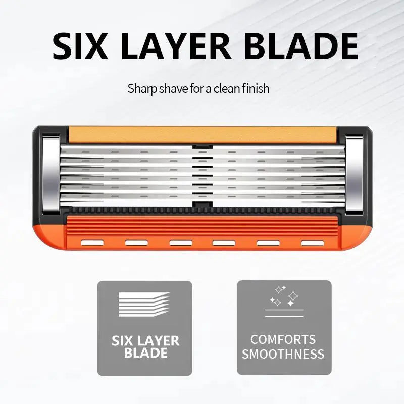 Handheld Razer Blade Men's Unscented Precision Razor Blade Replacement Handheld Kit🪒 – Lazzda