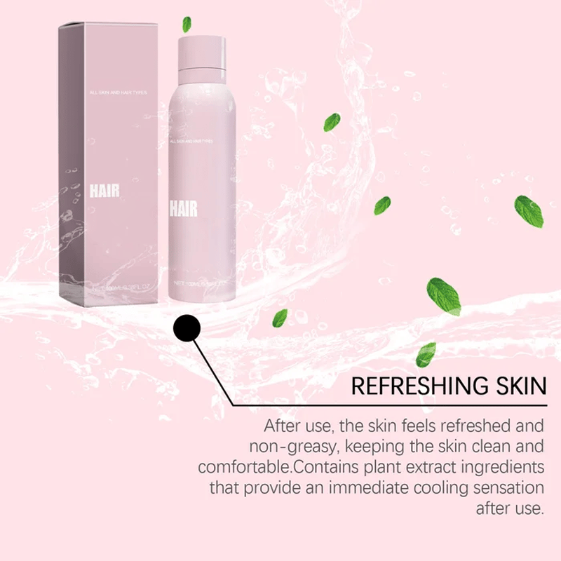 Hair Identifier Spray For Face Shaving Skin Body