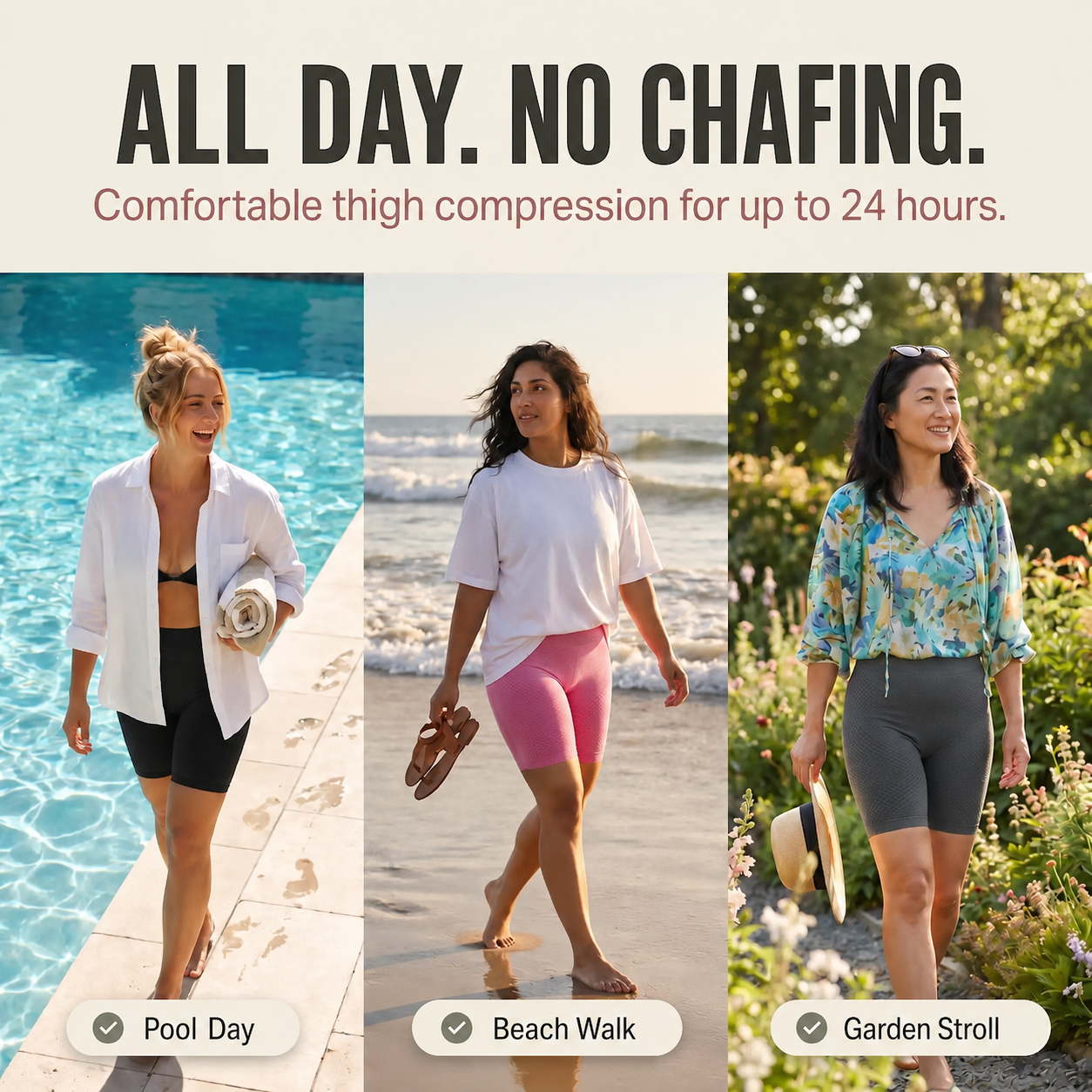 Anti-Chafing 3D Short Leggings