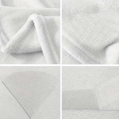 Cute Smiling Dinosaurs HD Digital Print Flannel Blanket