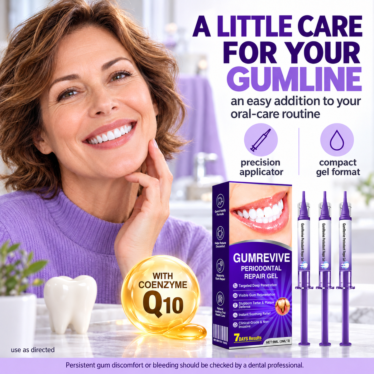 🇨🇦👨‍⚕️✅️👍Advanced Formula🦷Lazzda GumRevive Periodontal Repair Gel