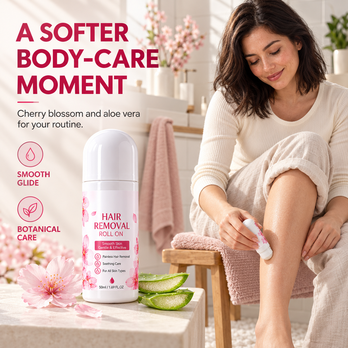Gentle Smooth Roll-On Body Hair Removal