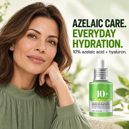 Lazzda Azelaic Acid 10% Hyaluron Redness Serum 30ml Skincare