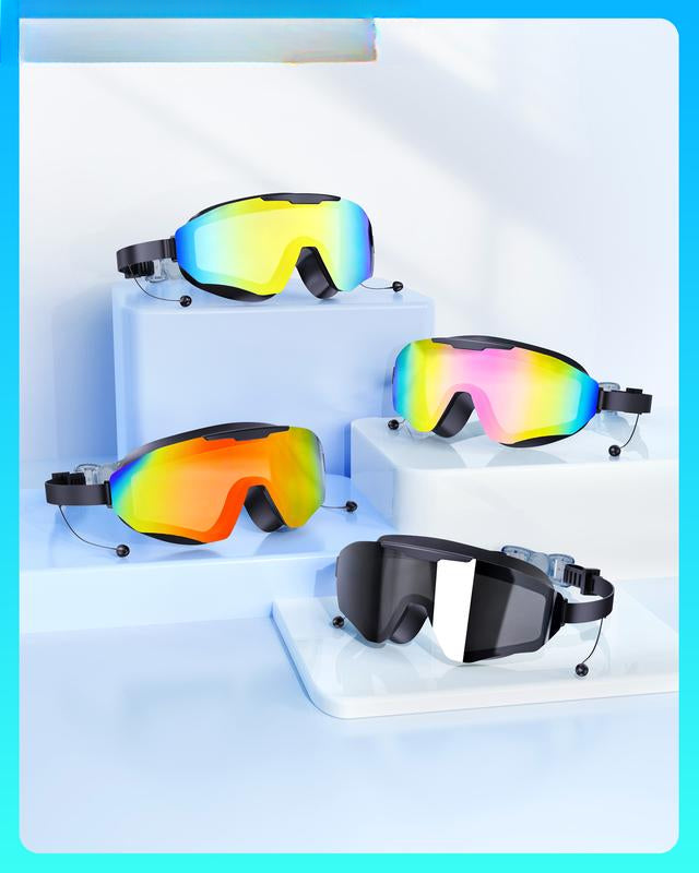 Panoramic Anti-Fog Swim Goggles Set 🏊‍♂️ Crystal-Clear Vision, No Leaks, No Fog!
