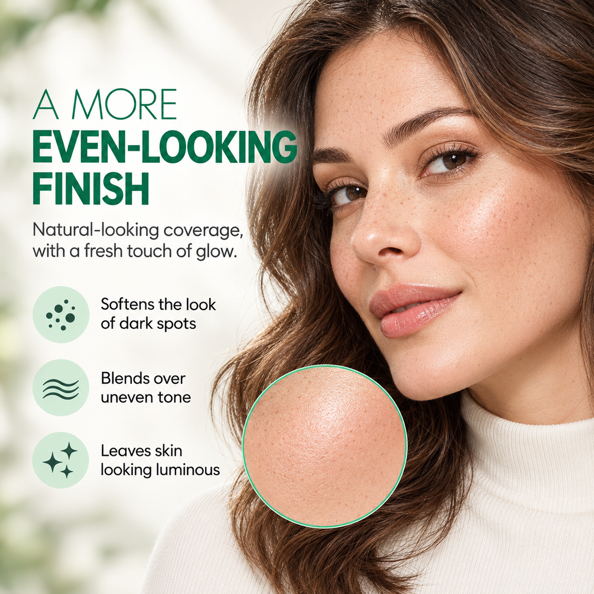 Toning Ampoule Cushion - 2-in-1 Korean Skincare & Makeup with EGF, Niacinamide & Hyaluron - 10 Shades