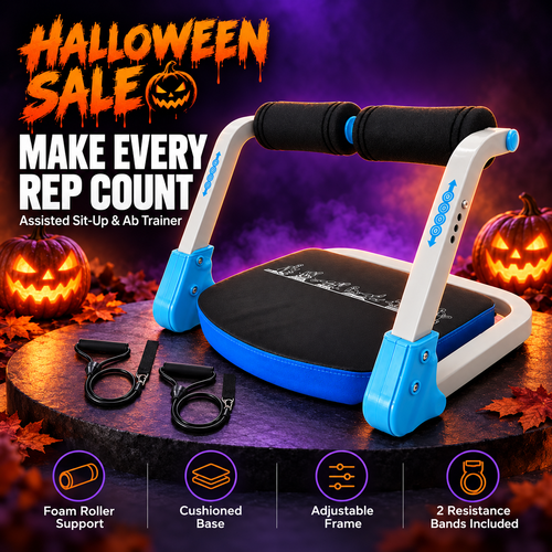 Lazzda Assisted Sit-Up & Ab Trainer