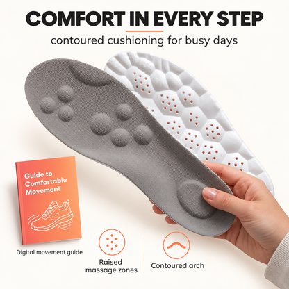 Kids’ Massage Insoles – Cushioned Comfort for Growing Feet