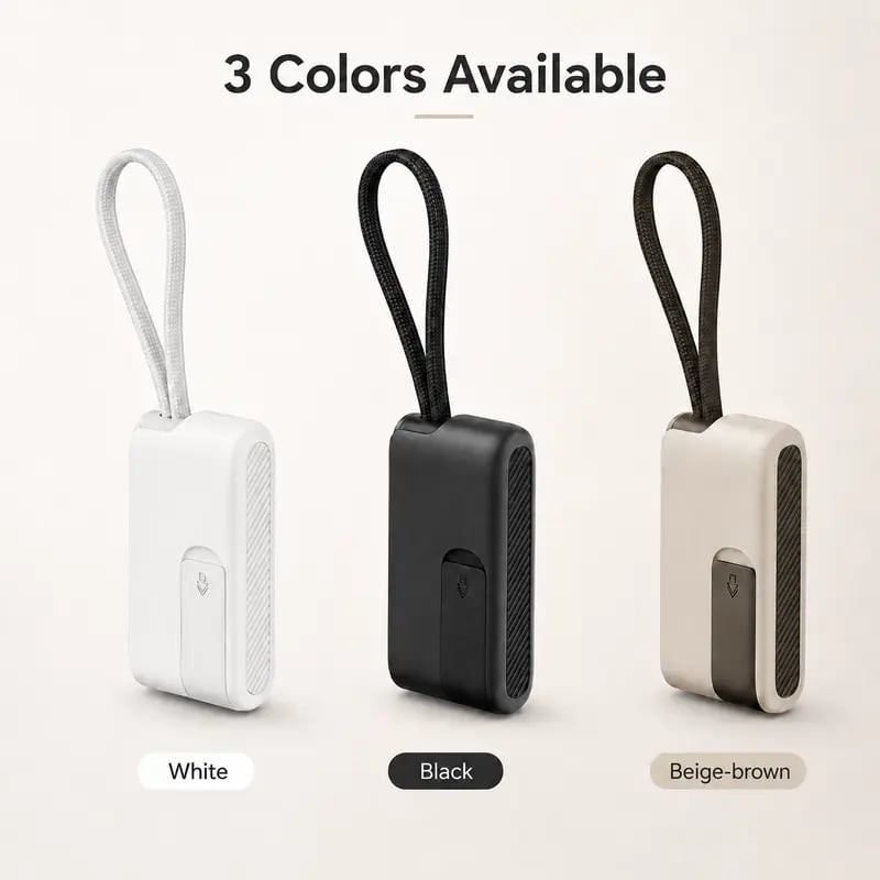 🧳 Basemo Pocket Tech Companion – All-in-One Travel Tech Kit with Built-In USB-C Cable, Lightning & Micro Adapters, Fast Charging, 480Mbps Data Sync, SIM/TF Card Slots & Phone Stand for EDC Travel & Office