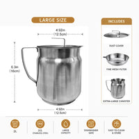 68 oz/2L/2.1qt