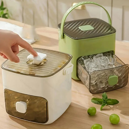 48-Cube Double Layer Portable Countertop Ice Maker