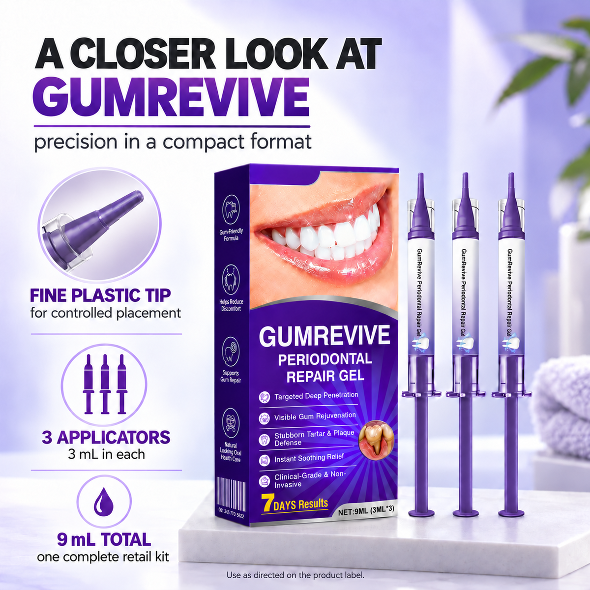 🇨🇦👨‍⚕️✅️👍Advanced Formula🦷Lazzda GumRevive Periodontal Repair Gel