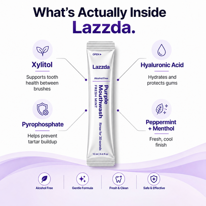 Lazzda Purple Mouthwash