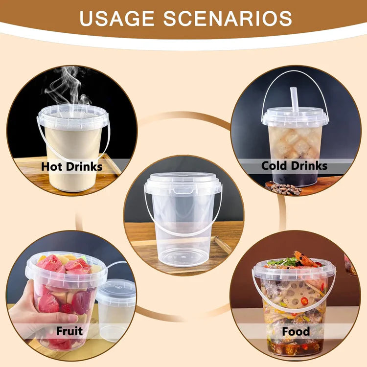 Reusable cups for different drinks