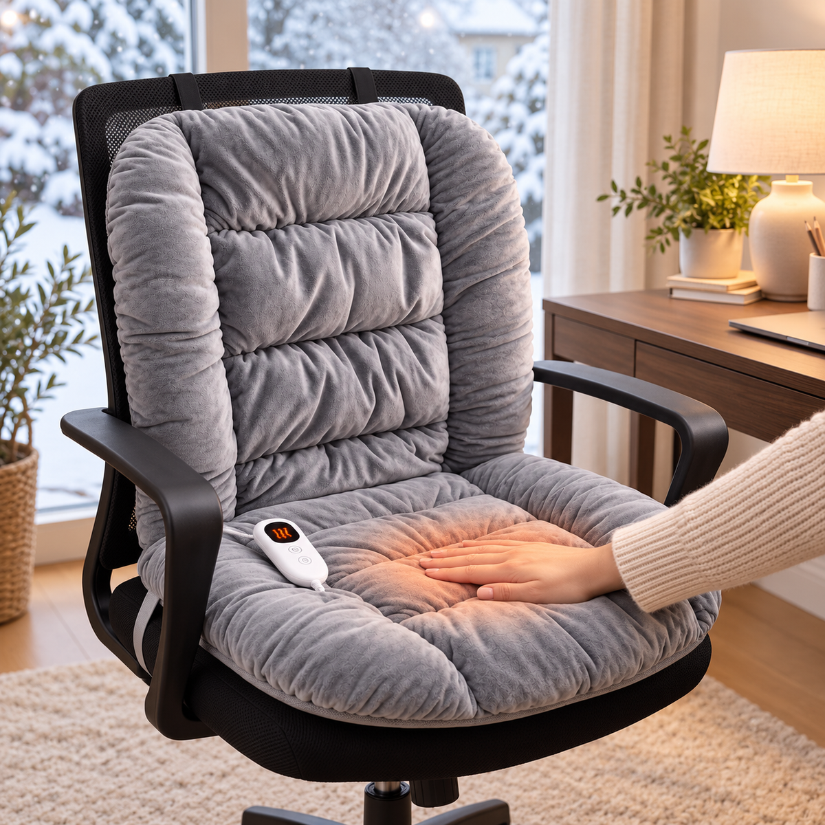 Lazzda Heated Cushion