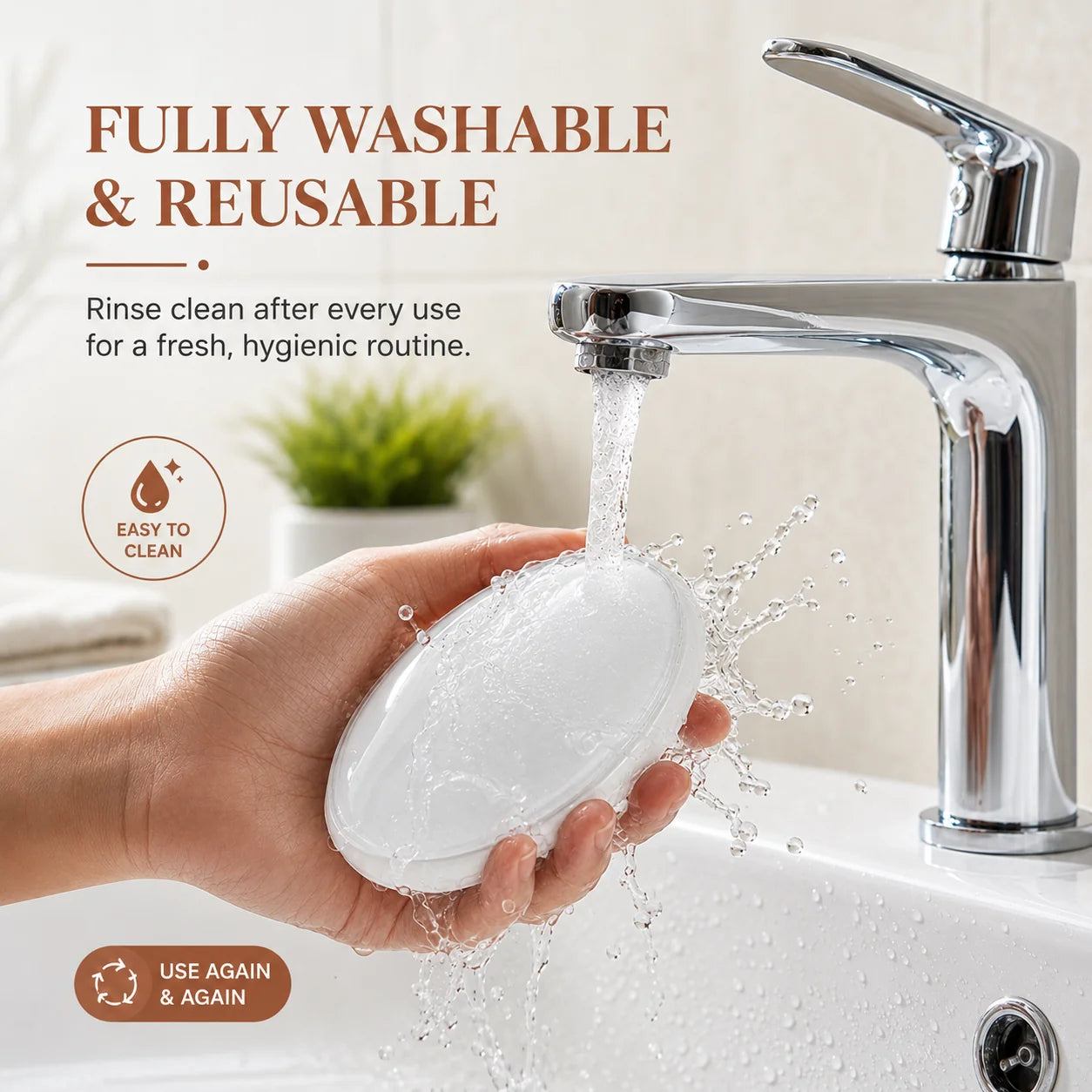 Crystal Hair Eraser reusable body grooming routine