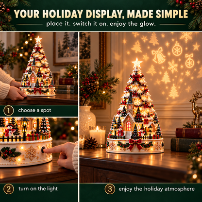 🏆 60,000+ Sold - 🎄Christmas Village Lightscape Tree