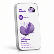 Purple Toothpaste Tablets w/ Hydroxyapatite & PAP (90)