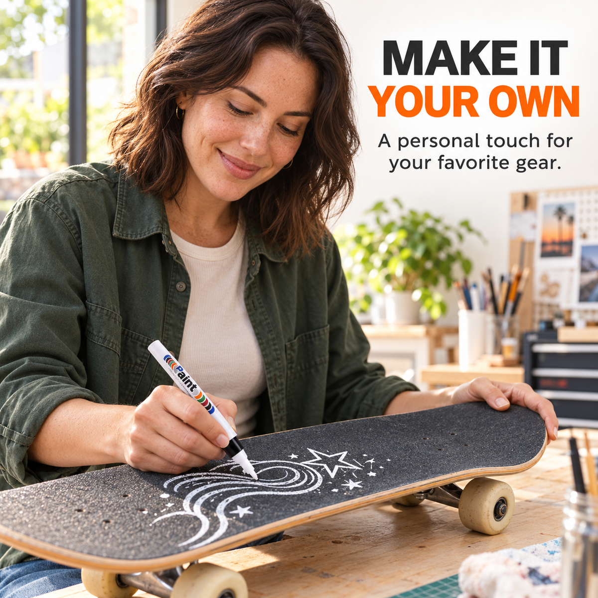 All Surfaces Quick-Drying Oil-Based Paint Marker