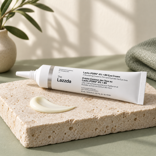 The Lazzda Lacto-PDRN 4% + B9 Eye Cream - Firming & Brightening Eye Care