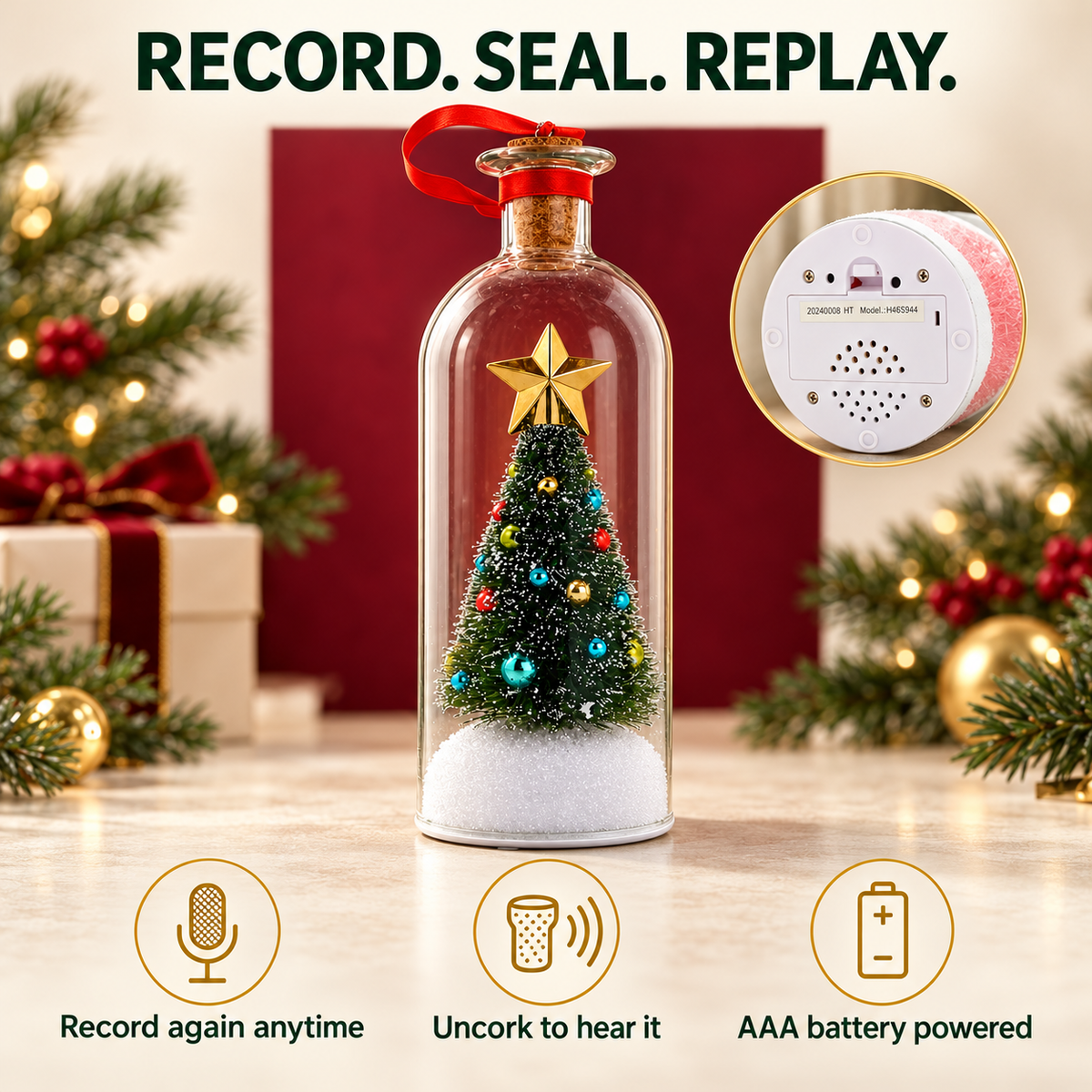 Record-a-Message Christmas Tree