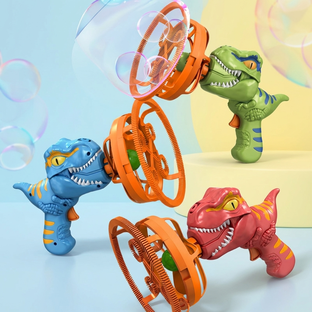 Dinosaur Electric Bubble Blower Toy