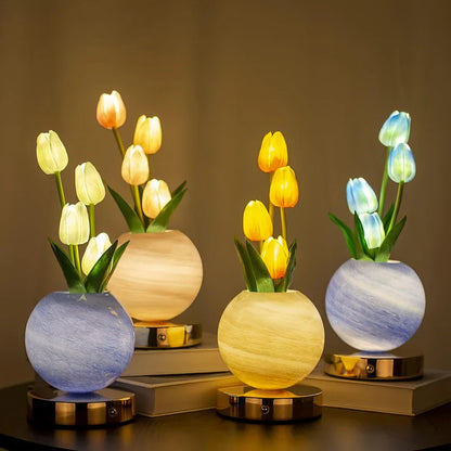 Tulip Starry Sky Night Table Lamp