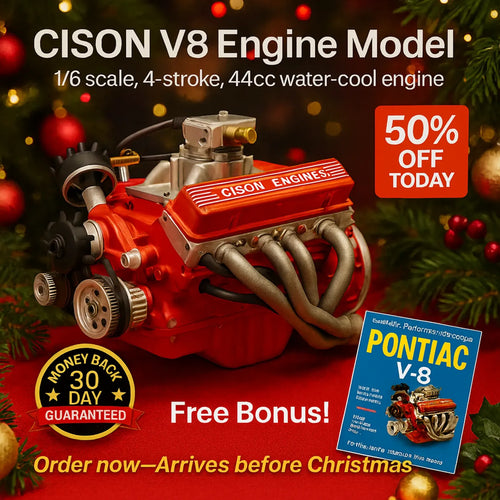 🎉Last Day Promotion 50% OFF + FREESHIPPING🔥 - Gasoline OHV V8 Small-block Engine Model Kits