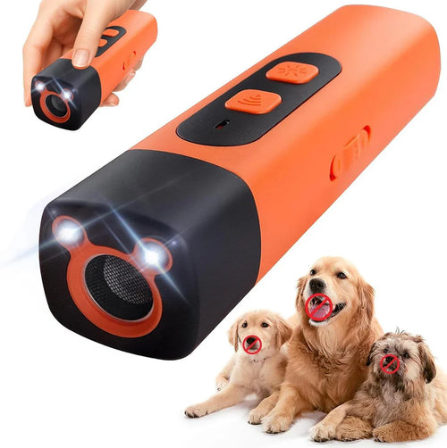 🐶3-in-1 Ultrasonic Dog Repeller & Anti-Barking Trainer🔊✨