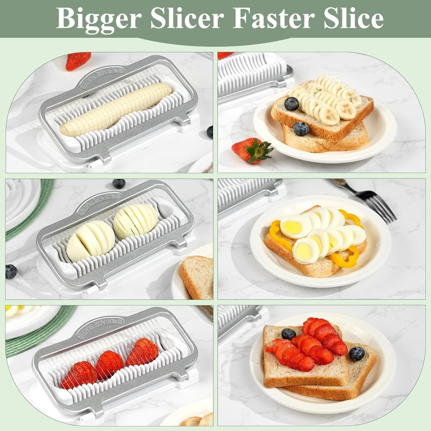 Egg Slicer for Hard Boiled Eggs Banana Slicer