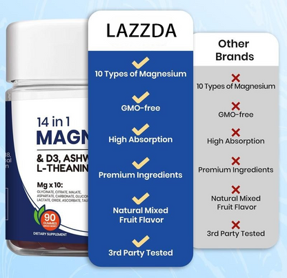 14 in 1 Magnesium Complex Gummies