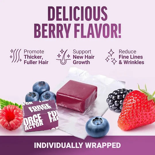 FORCE FACTOR Hair Growth Accelerator Soft Chews