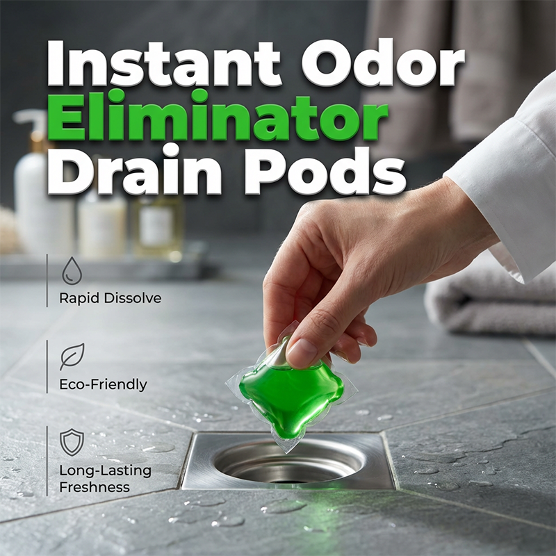 🏠💧Drain Deodorizer Pods – Say goodbye to embarrassing odours. 🚰✅