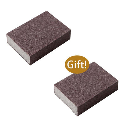 🍳Emery Sponge Scrubber – Removes burnt grease & rust instantly. Flexible & durable, ergonomic handle. A heavy-duty cleaning essential. 🍳✨