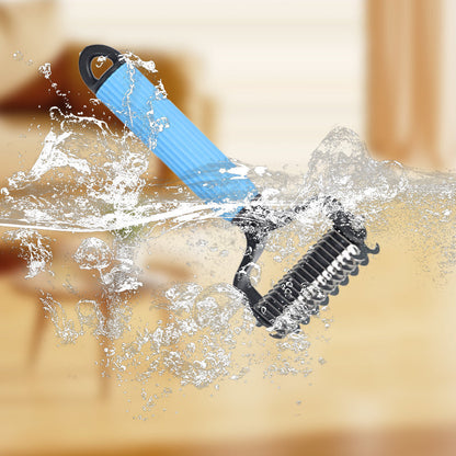 Double sided pet grooming brush