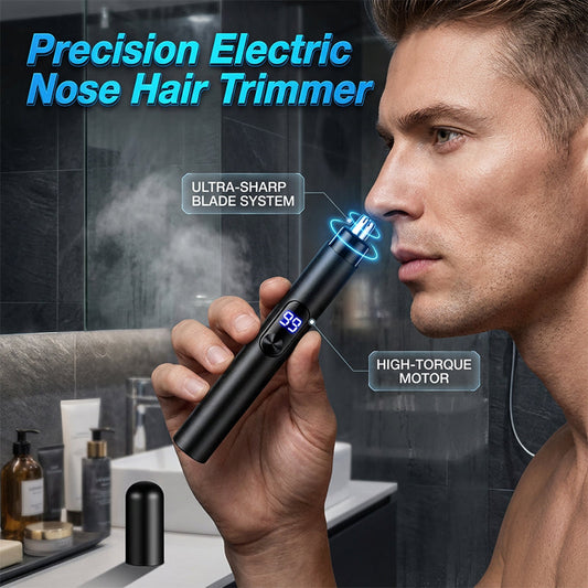 🚀✨Portable Electric Nose & Ear Hair Trimmer