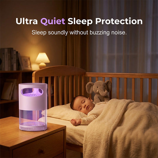 🌙Quiet UV Mosquito Trap – Chemical-Free & Safe for Kids & Pets🦟