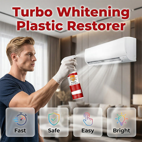 ✨ Turbo Whitening Plastic Restorer - Instant Yellow-Off Spray Cleaner