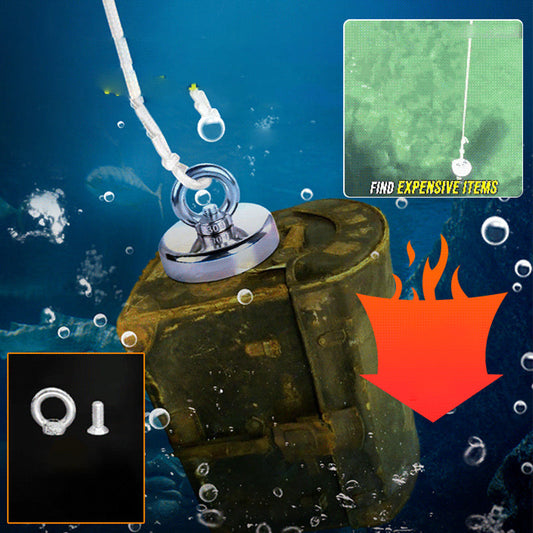 ⚓ Deep-water Magnetic Salvage Magnet Set – Strong pull, rust-resistant & durable – Perfect for underwater treasure hunting & recovery 💰