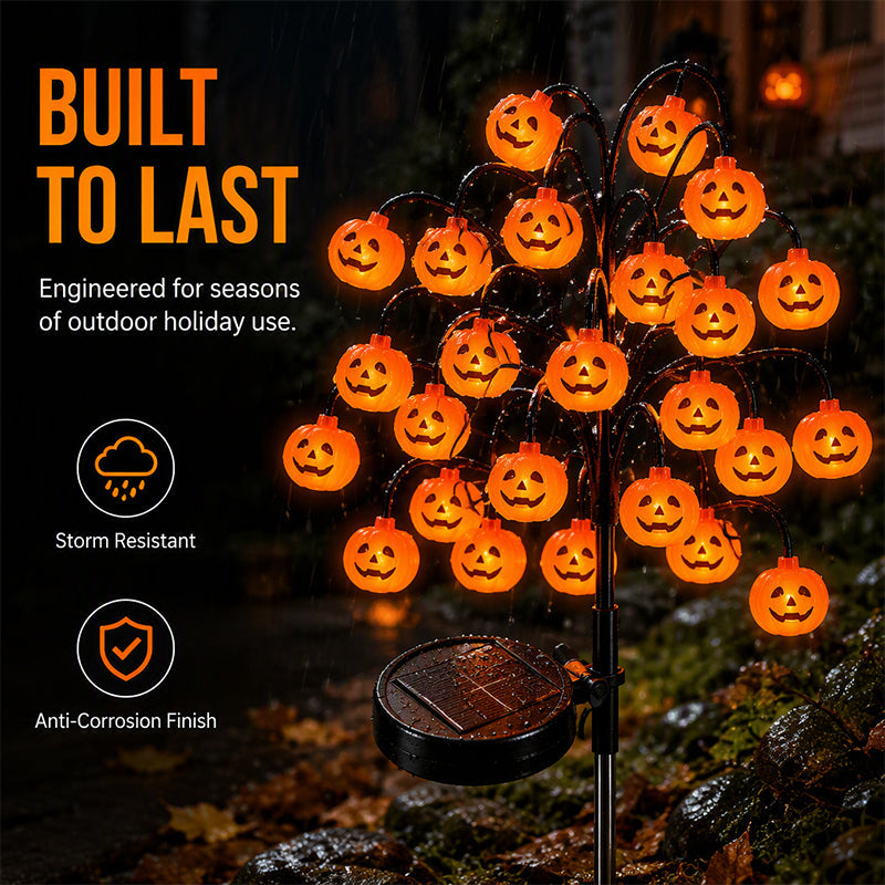 👻Waterproof Halloween Pumpkin Solar Branch Lights