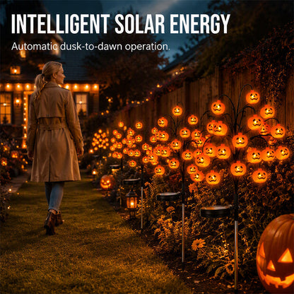 👻Waterproof Halloween Pumpkin Solar Branch Lights