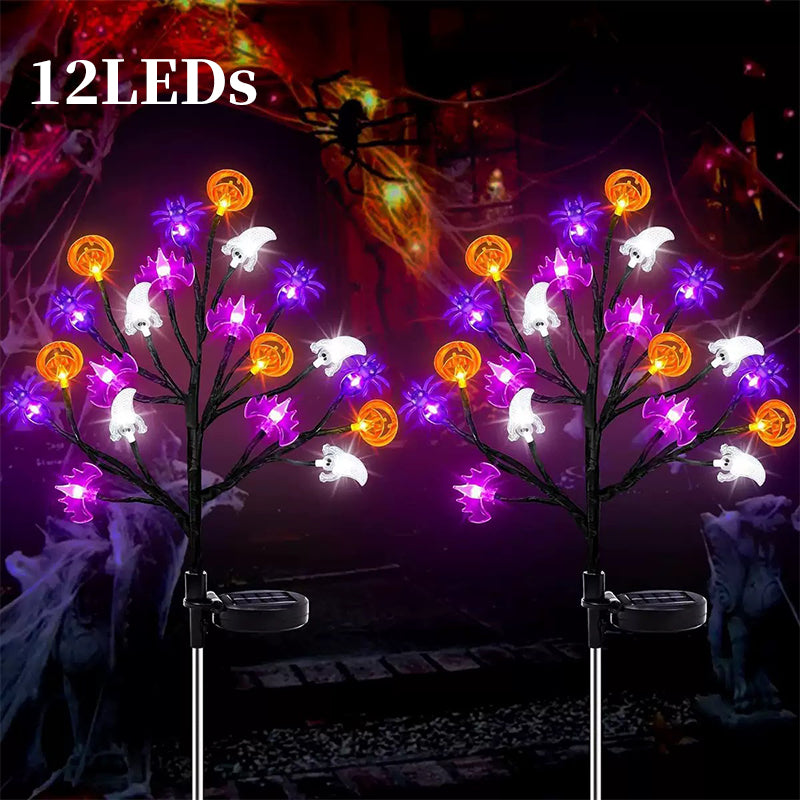 👻Waterproof Halloween Pumpkin Solar Branch Lights